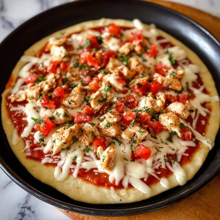 Chicken Enchilada Pizza Recipe