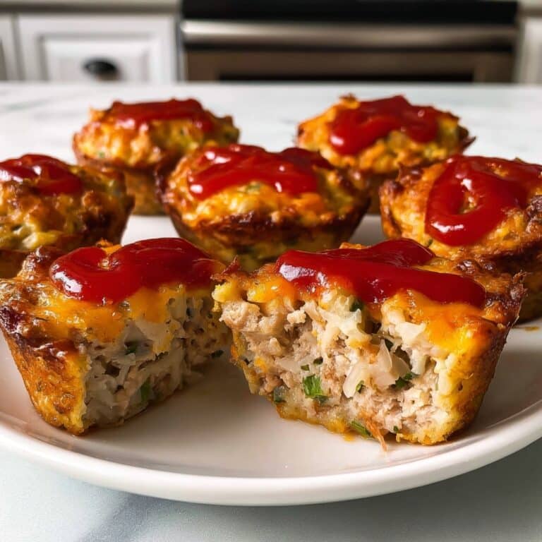 Mini Turkey Meatloaf Muffins Recipe