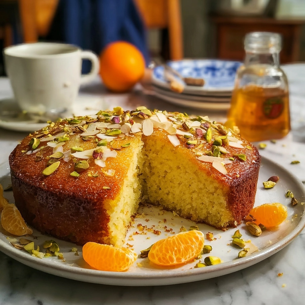 Semolina Cake with Yogurt and Orange Blossom Recipe - Recipe Image
