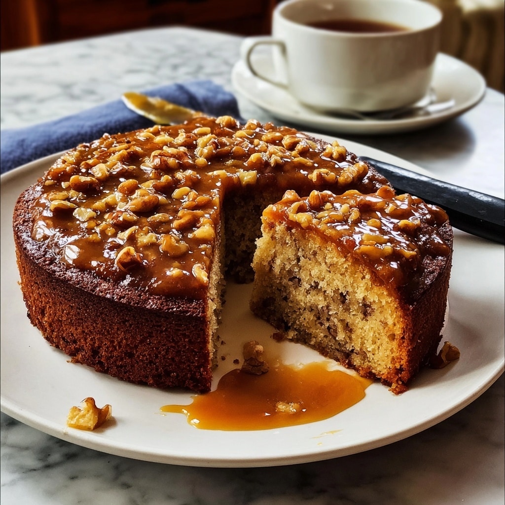 Warm Spiced Date Cake with Orange Glaze Recipe - Recipe Image