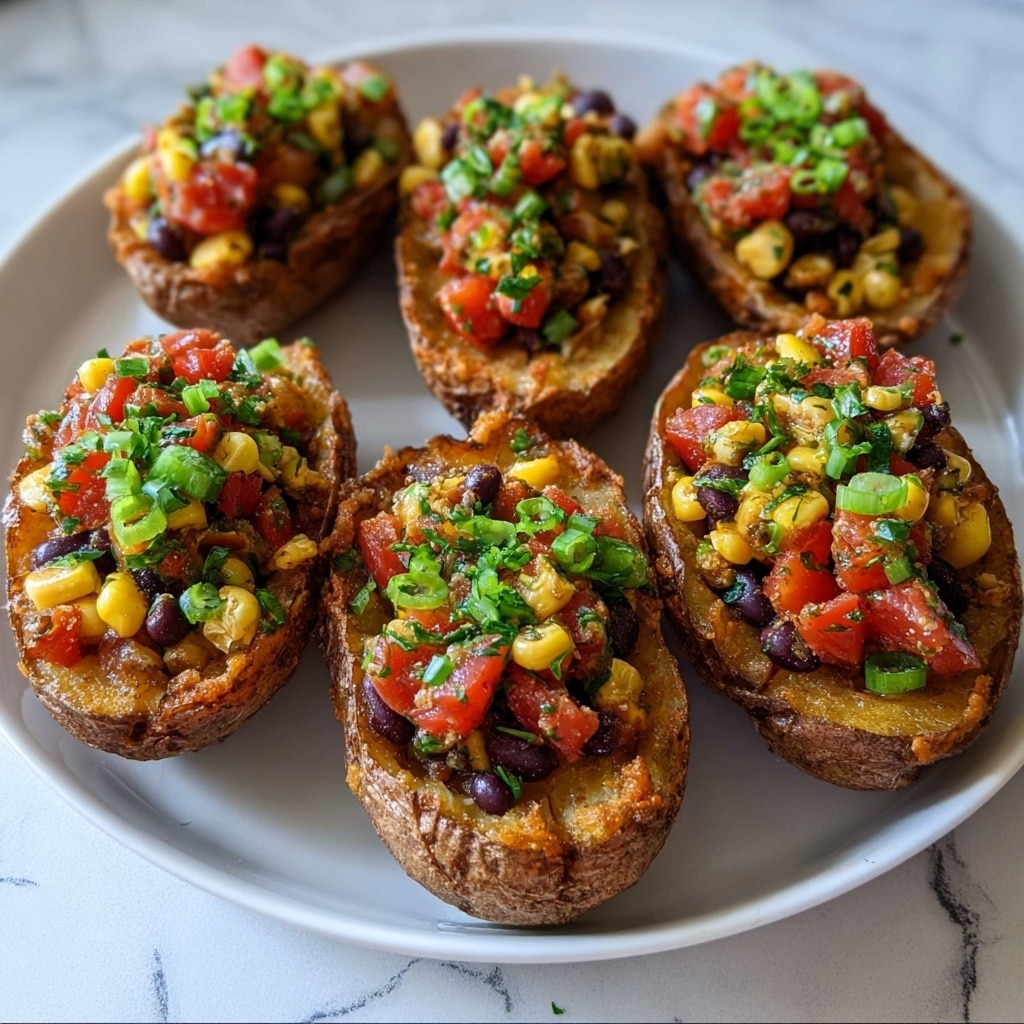 Stuffed Potato Skins Vegan Gluten-Free: 5 Irresistible Bites Recipe