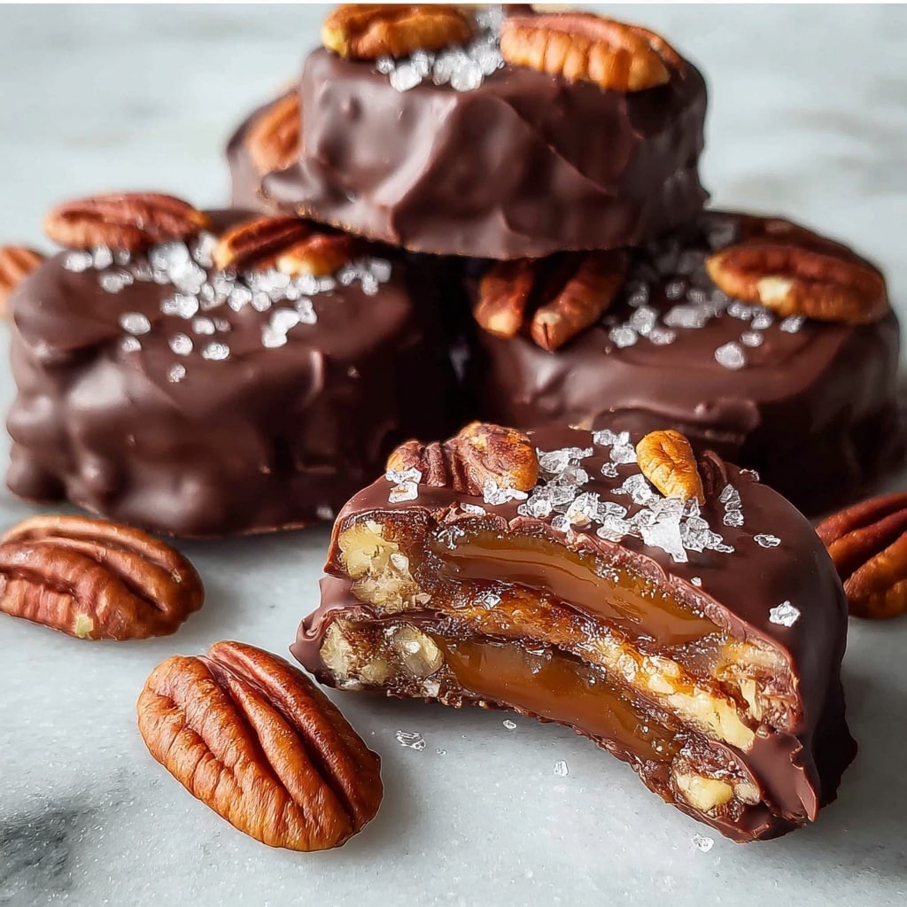 Slow Cooker Chocolate Turtles Recipe - Recipe Image