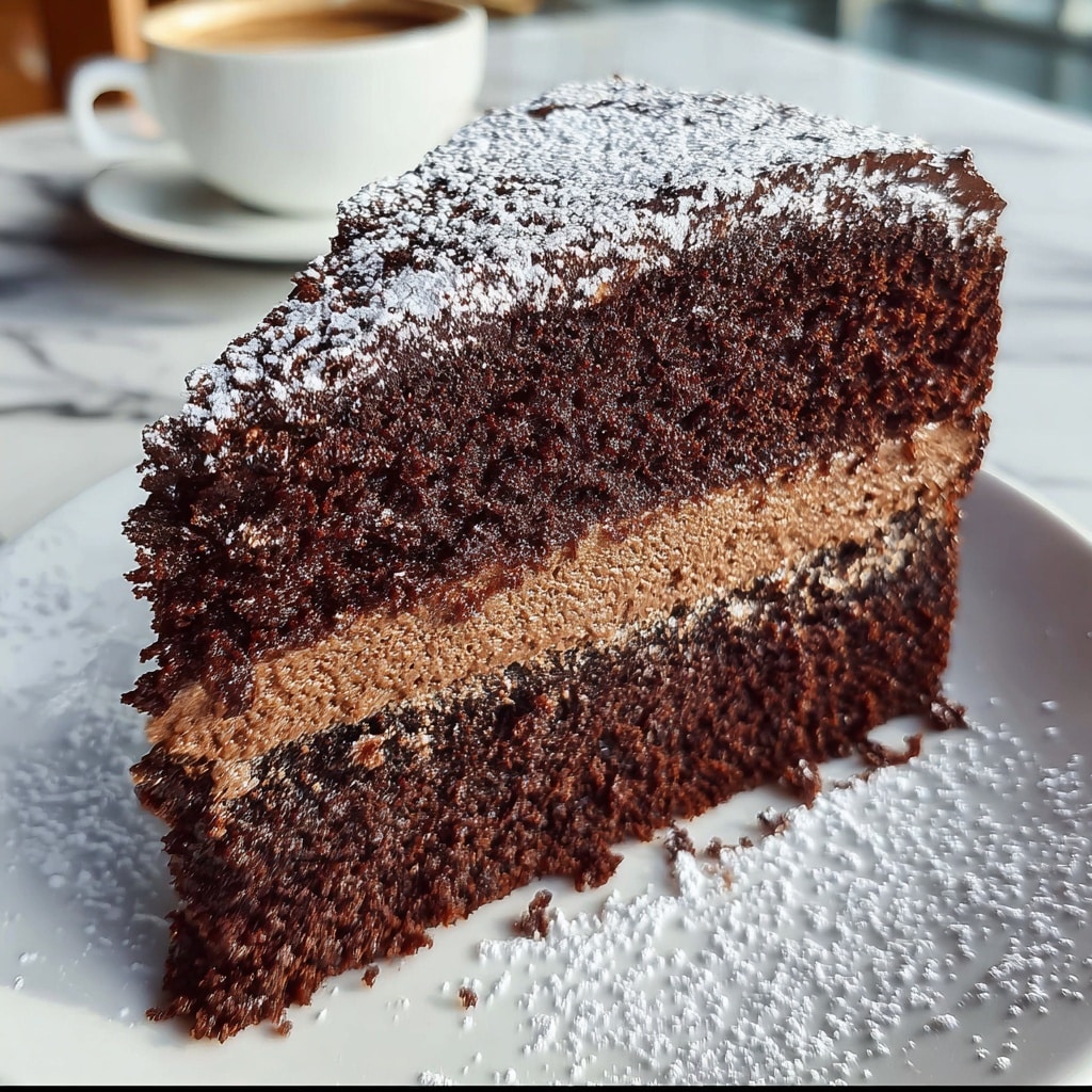 Chocolate Depression Cake Recipe - Recipe Image