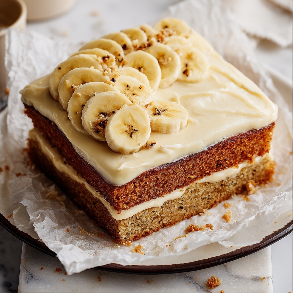 Banana Cake with Cream Cheese Frosting Recipe - Recipe Image