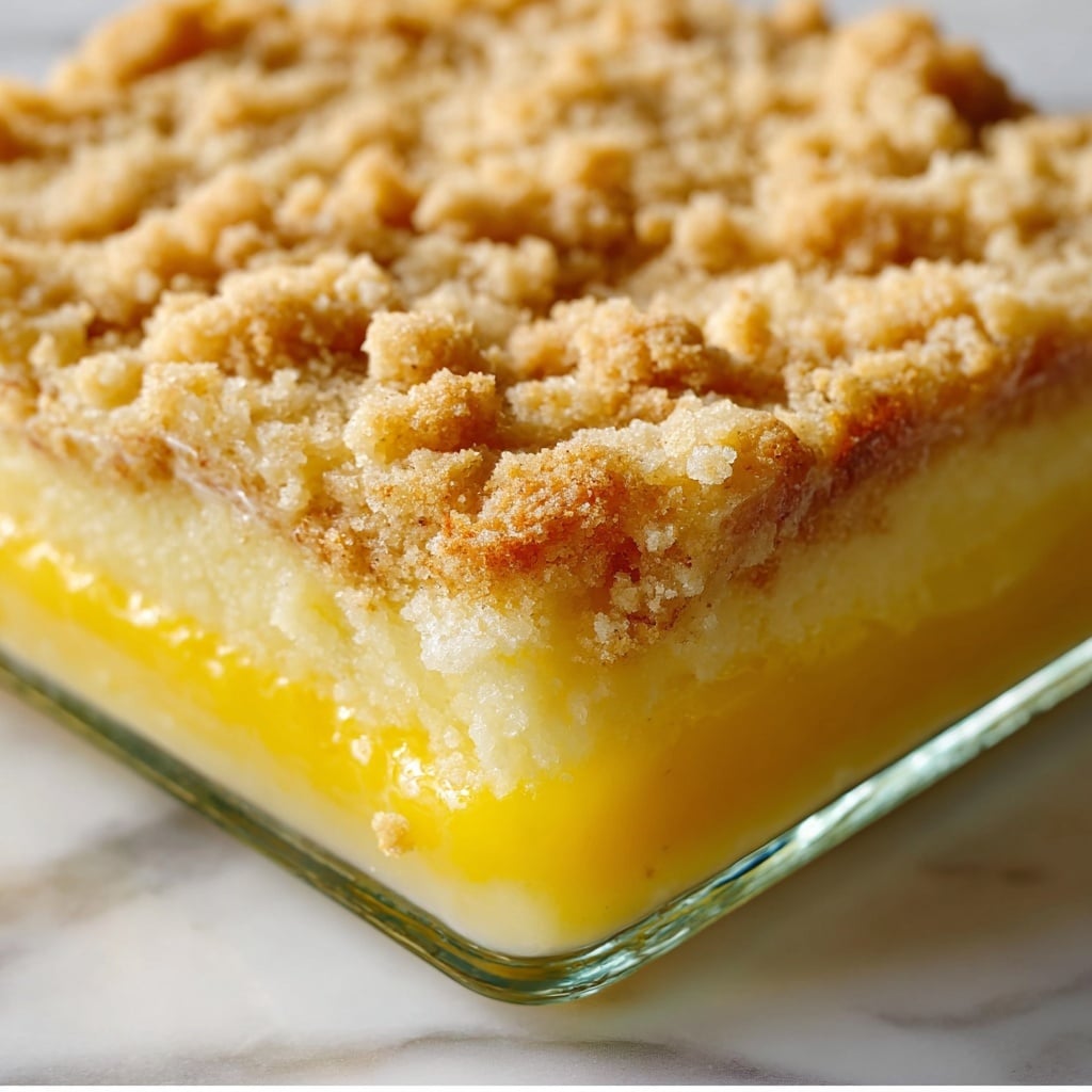 Lemon Cream Cheese Dump Cake Recipe - Recipe Image