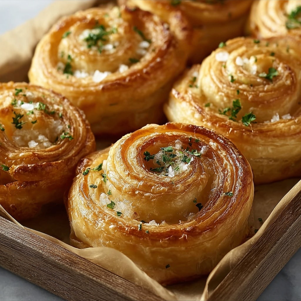 Cheesy Garlic Cruffin Bliss Recipe - Recipe Image