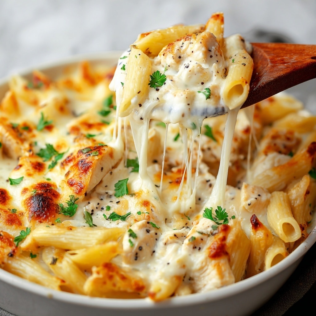 Chicken Alfredo Bake Recipe - Recipe Image
