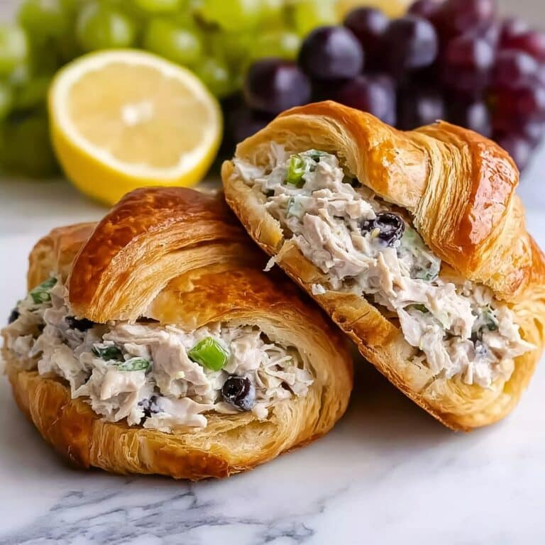Chicken Salad Croissant Sandwiches Recipe