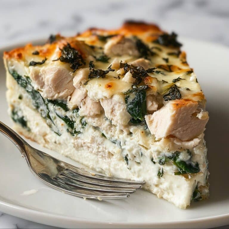 Creamy Chicken and Spinach Casserole with Cream Cheese Recipe