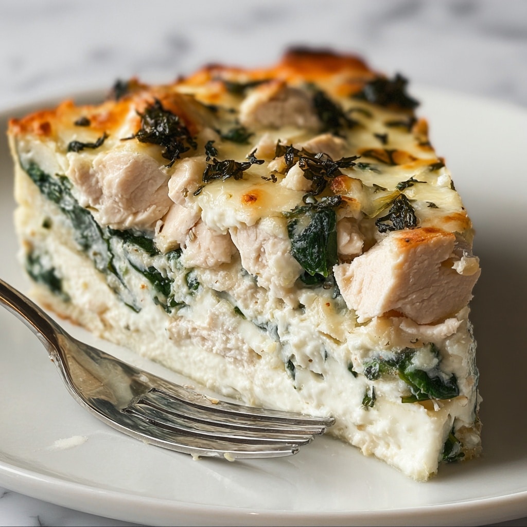 Creamy Chicken and Spinach Casserole with Cream Cheese Recipe