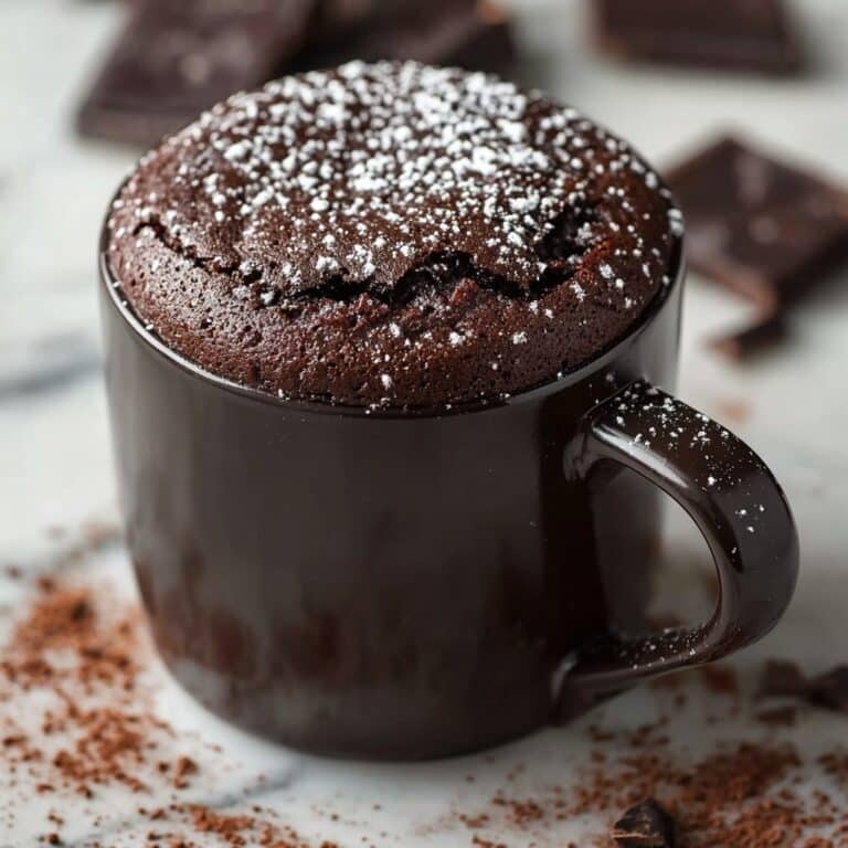 Flourless Chocolate Mug Brownie Recipe