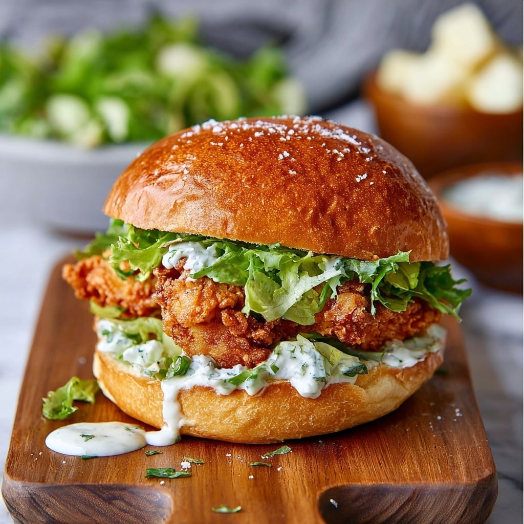 Crispy Chicken Caesar Sandwich Recipe