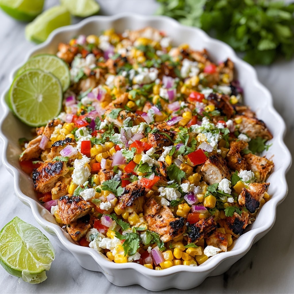 Healthy Street Corn-Inspired Chicken Salad Recipe - Recipe Image