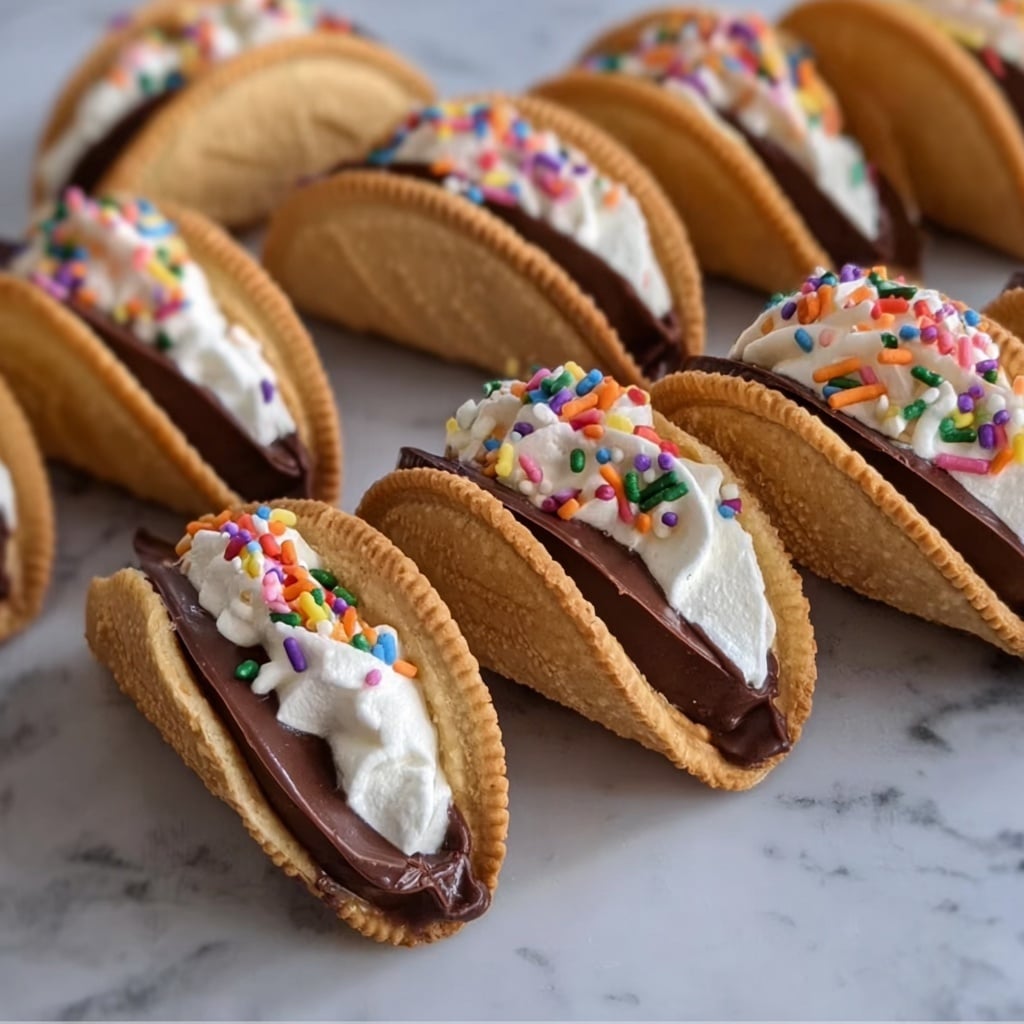 Mini Chocolate Tacos Recipe - Recipe Image