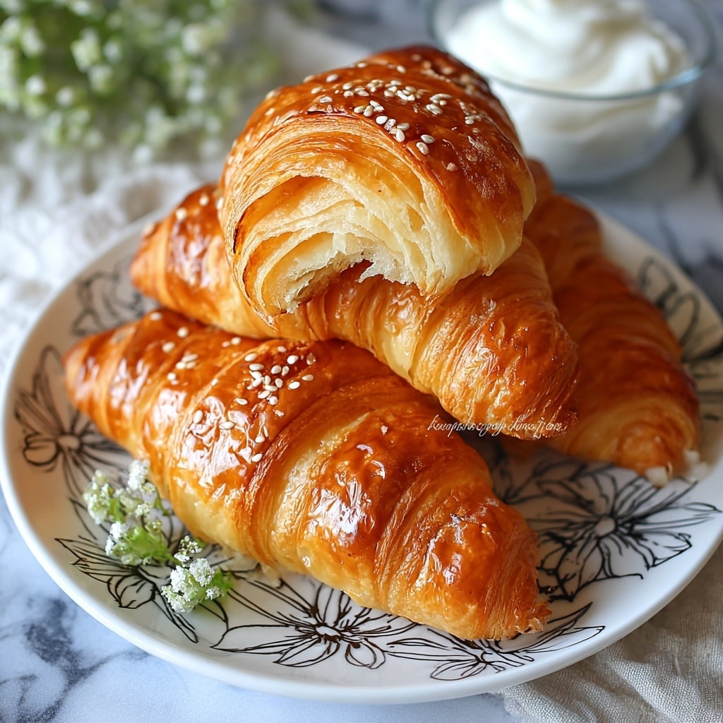Homemade Croissant Rolls Recipe - Recipe Image