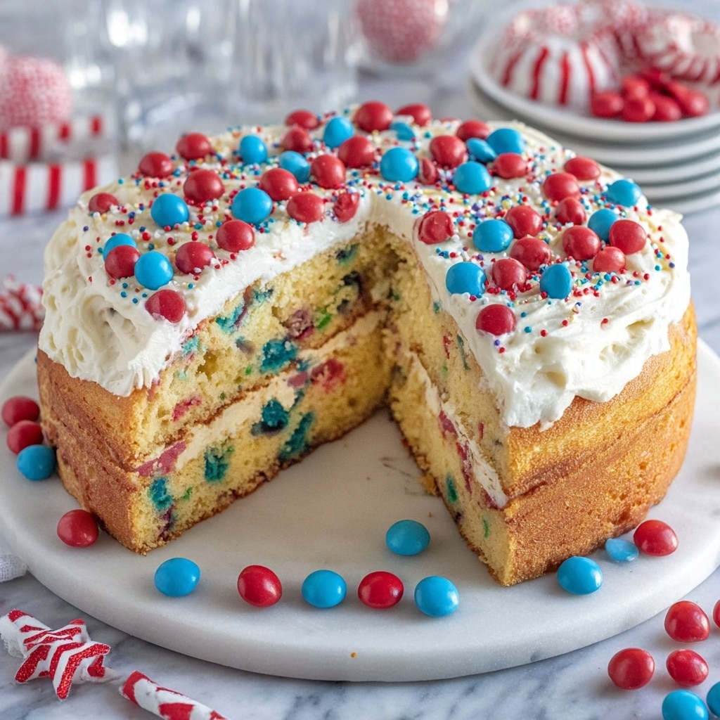 Fireworks Sugar Cookie Cake Recipe - Recipe Image