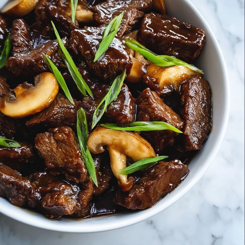 Beef Mushroom Stir Fry Recipe - Recipe Image