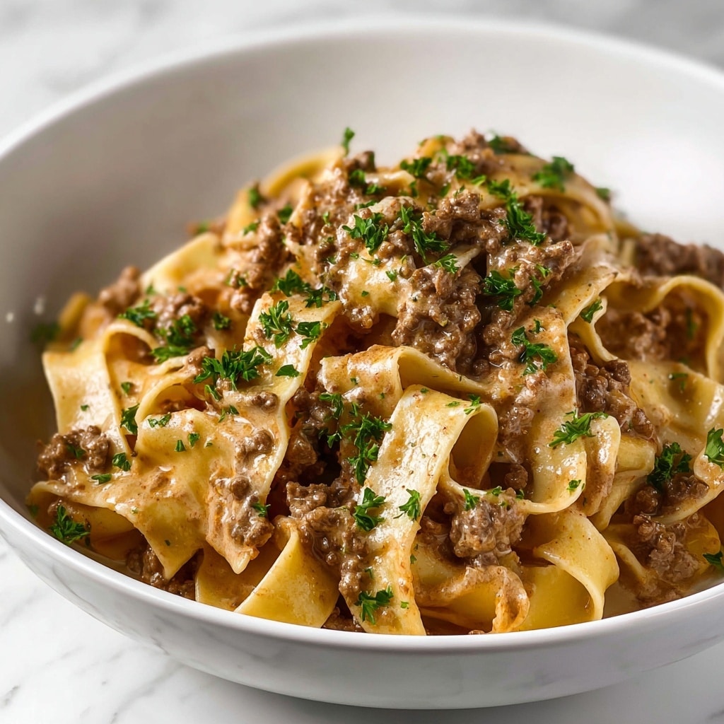 Easy Beef and Noodles Recipe - Recipe Image