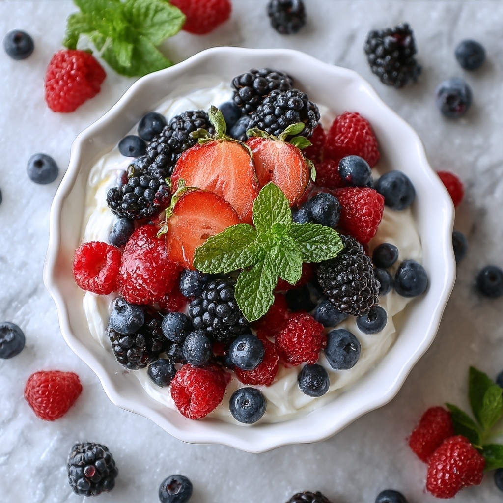 Summer Berry Salad with Lemon Poppy Seed Dressing Recipe - Recipe Image