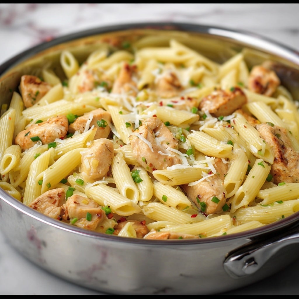 Spicy Parmesan Chicken Pasta Recipe