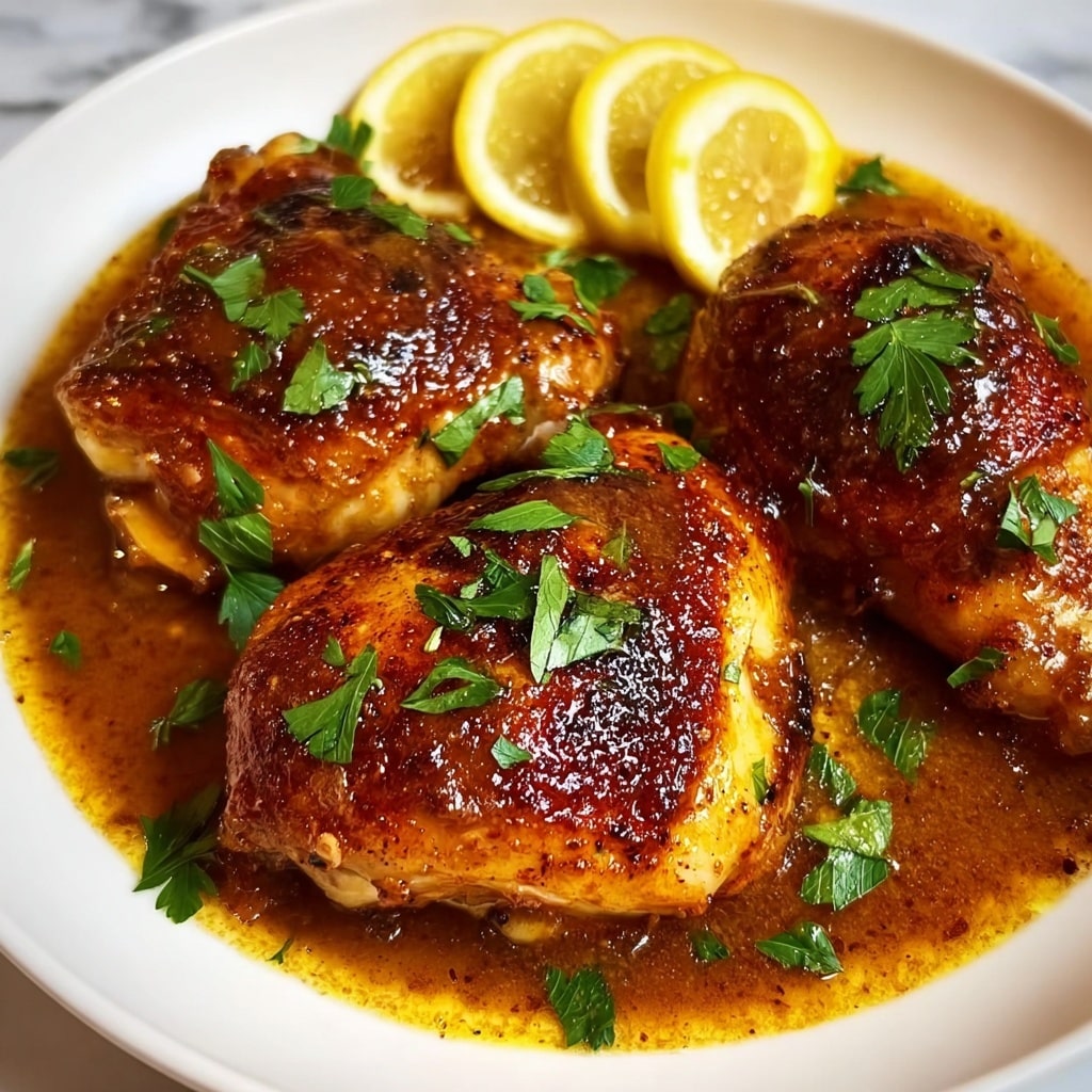 Slow-Cooked Barbecue Chicken Recipe - Recipe Image