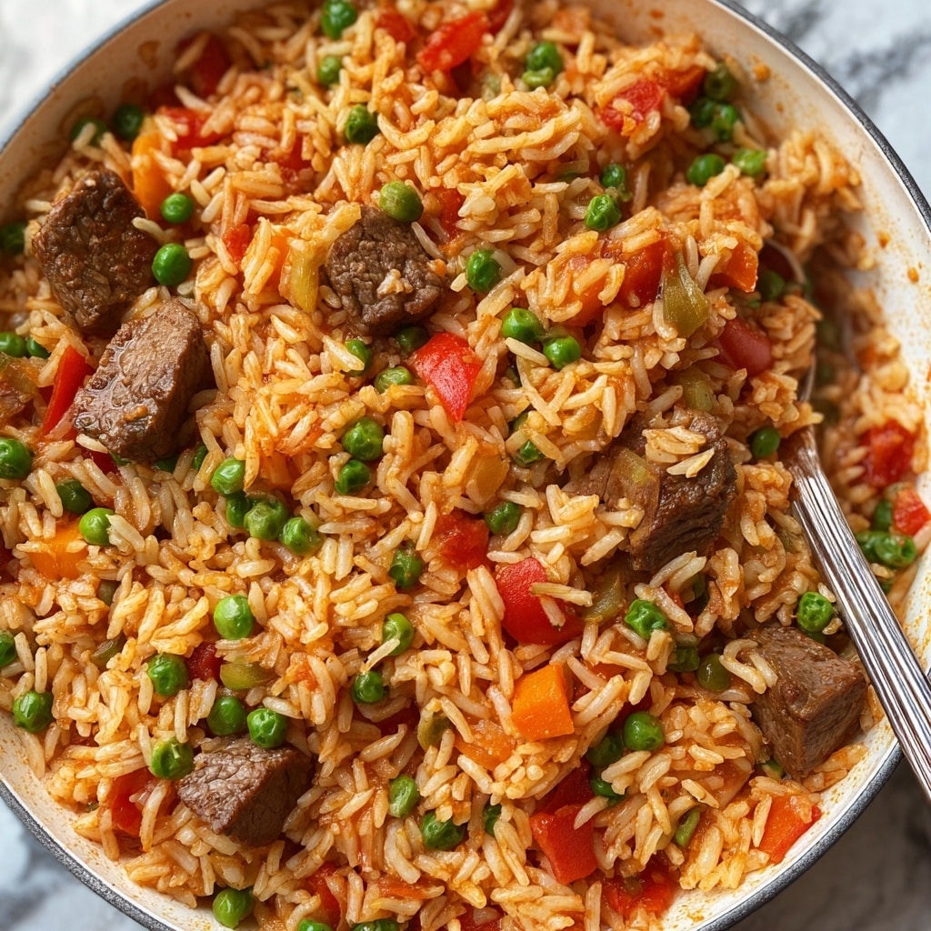 Serbian Rice with Meat (Djuvec Rice) Recipe - Recipe Image