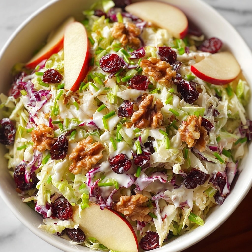 Apple Cranberry Coleslaw Recipe - Recipe Image