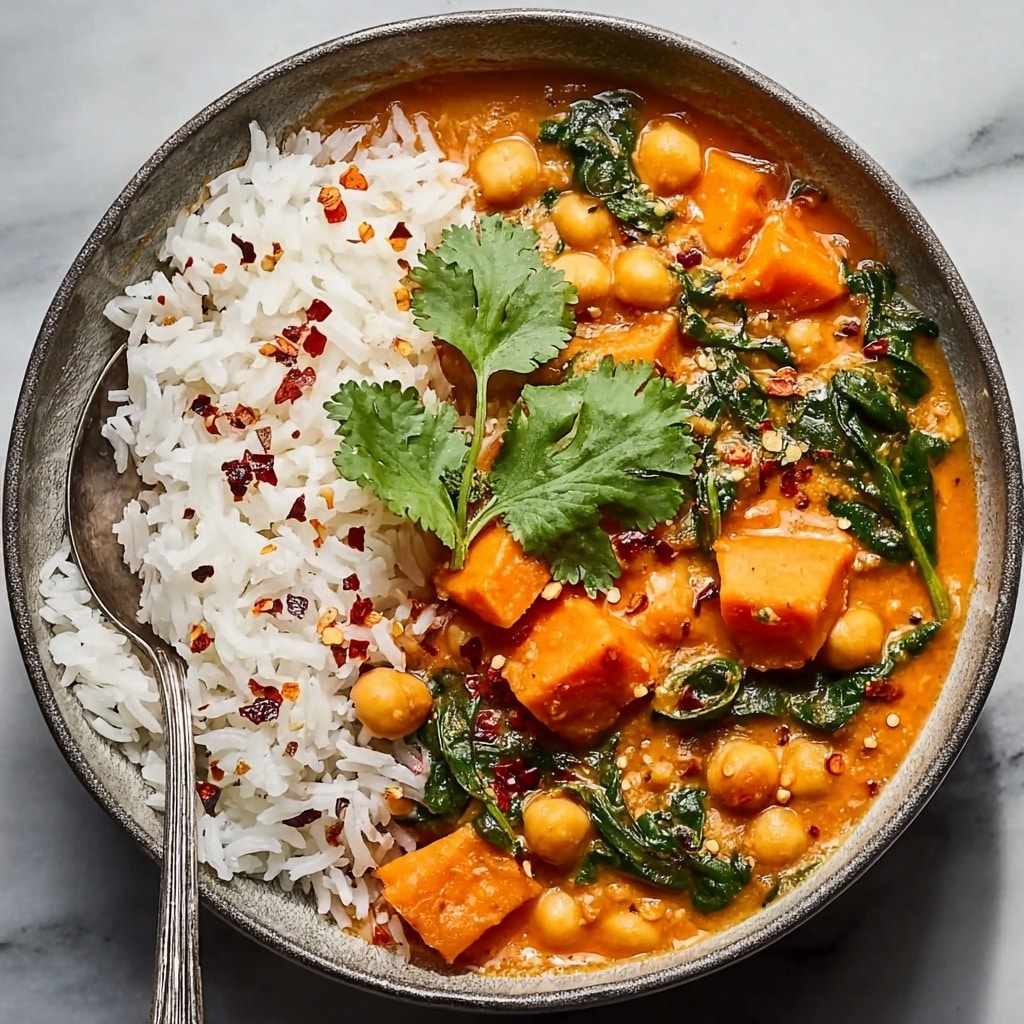 Sweet Potato and Chickpea Curry Recipe - Recipe Image