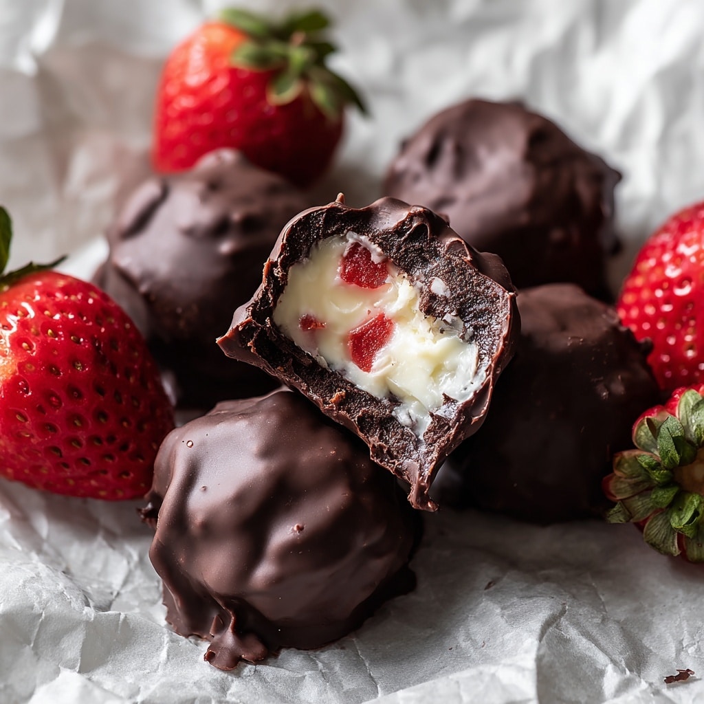 Chocolate-Covered Strawberry Yogurt Clusters Recipe - Recipe Image