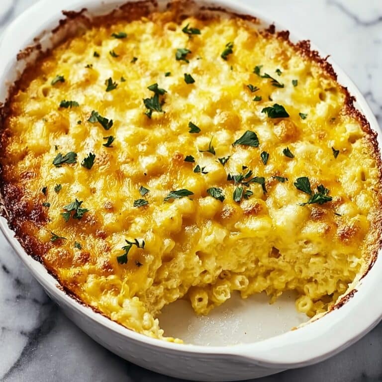 Heavenly Cheesy Hominy Casserole for Cozy Family Nights Recipe