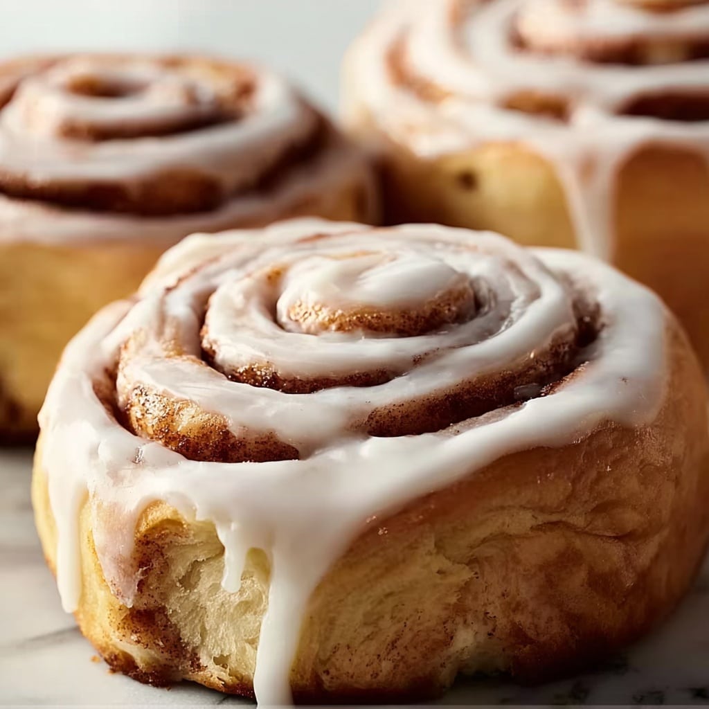 Vegan Cinnamon Rolls with Nutty Icing Recipe - Recipe Image