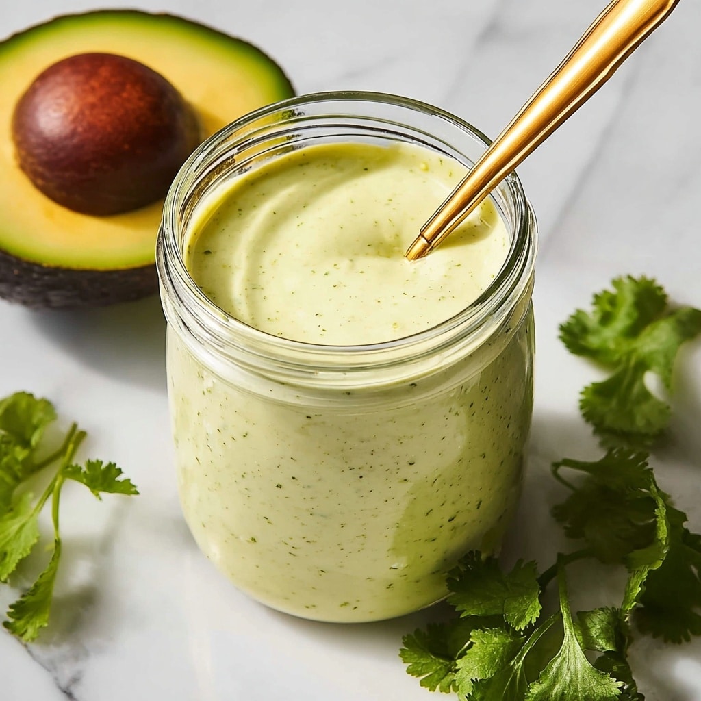 Easy Avocado Dressing Recipe - Recipe Image