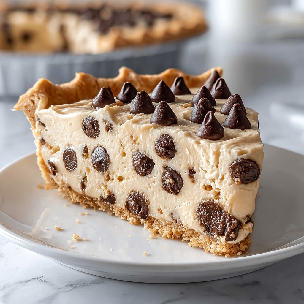 Chocolate Chip Cookie Dough Pie Recipe - Recipe Image