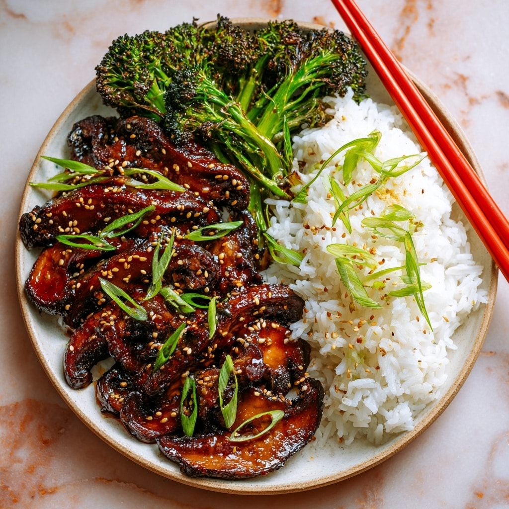 Korean BBQ Mushroom Bulgogi: Try This Irresistible Recipe! Recipe - Recipe Image