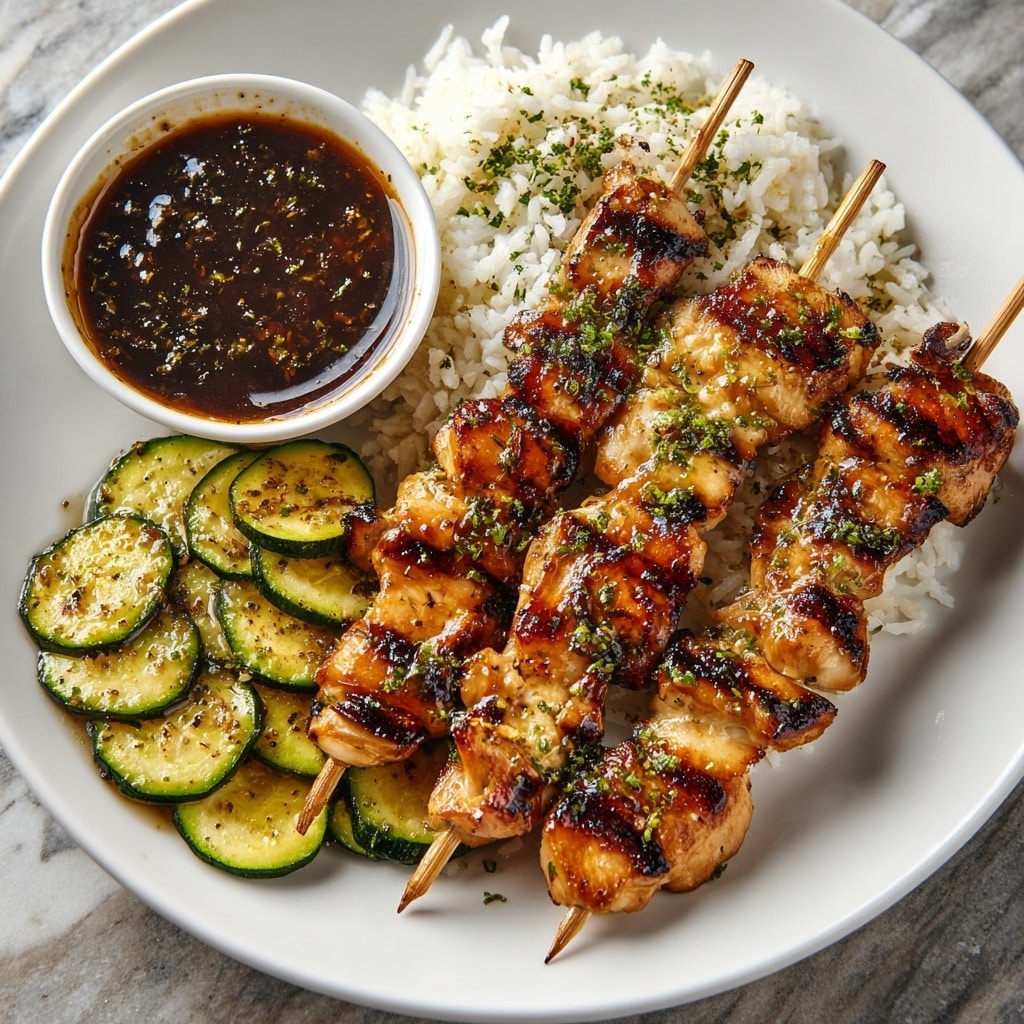 Yakitori Skewers with Citrus Ponzu Glaze Recipe - Recipe Image