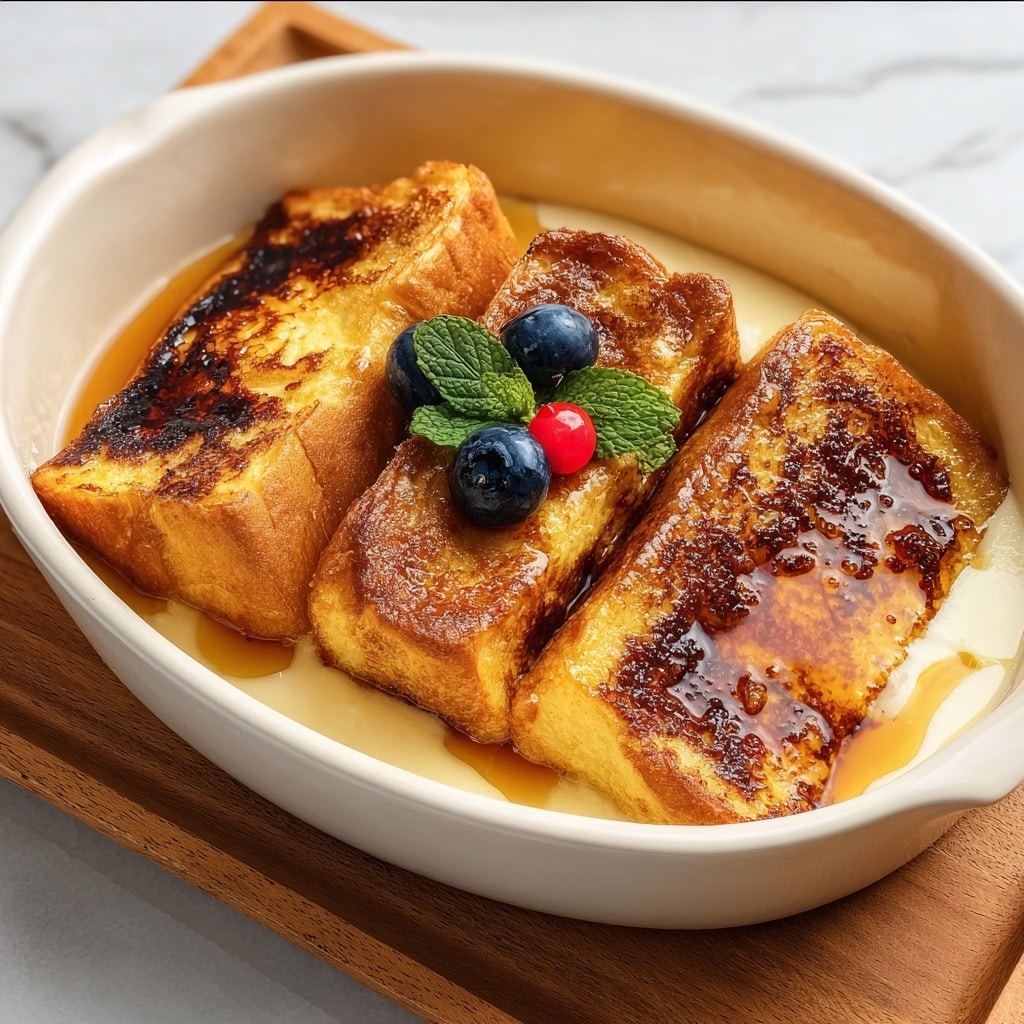 Hokkaido Milk Bread Pudding: A Delicious Creamy Delight! Recipe - Recipe Image