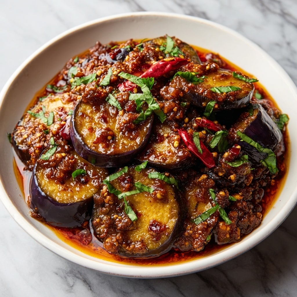 Sichuan Chili-Garlic Eggplant Bites Recipe - Recipe Image