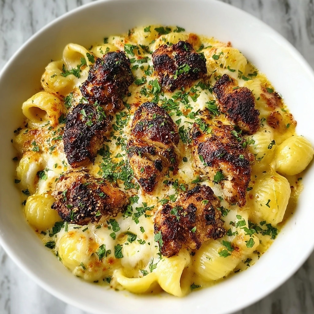 Honey Pepper Chicken Mac and Cheese Recipe - Recipe Image