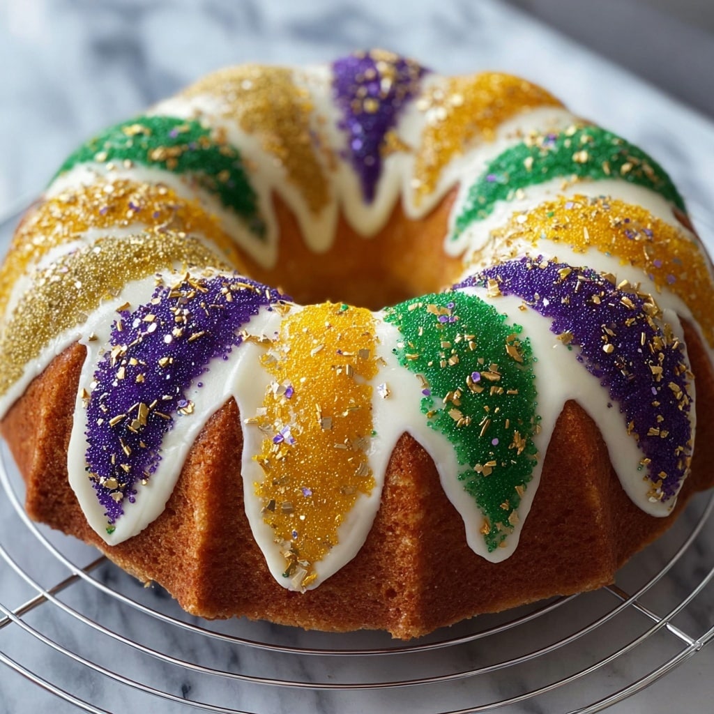 Easy Mardi Gras King Cake Recipe