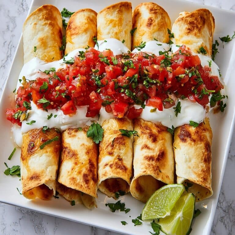 Baked Chicken Taquitos Recipe
