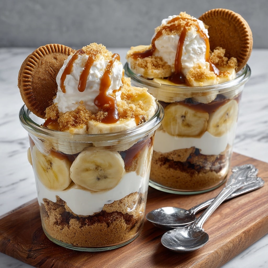 Peanut Butter Banana Cream Pie Jars Recipe - Recipe Image