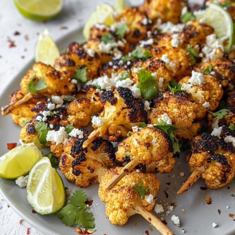 Mexican Street Style Grilled Cauliflower Recipe