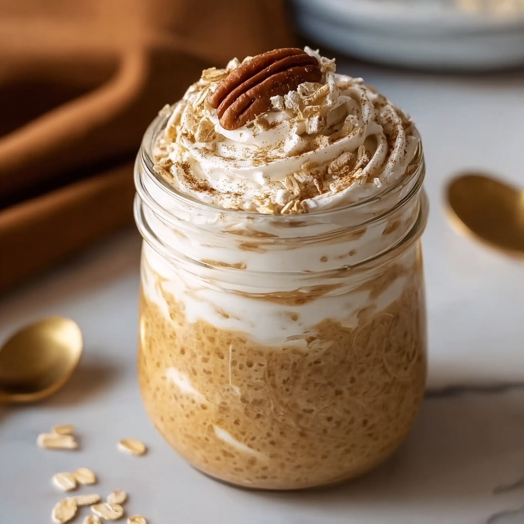 Fall in Love with Pumpkin Spice Overnight Oats Bliss Recipe - Recipe Image