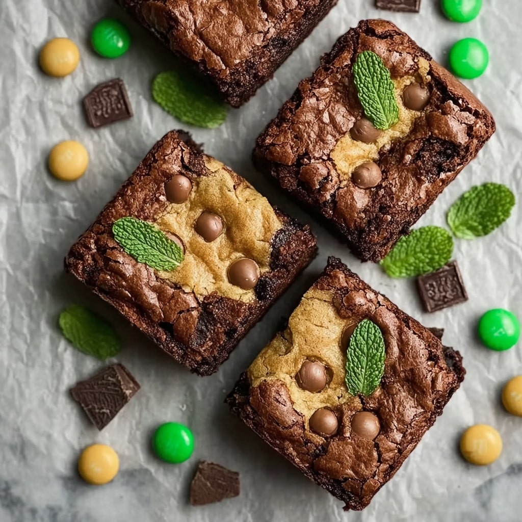 Mint Chocolate Brookies That Melt Your Heart In Every Bite Recipe - Recipe Image