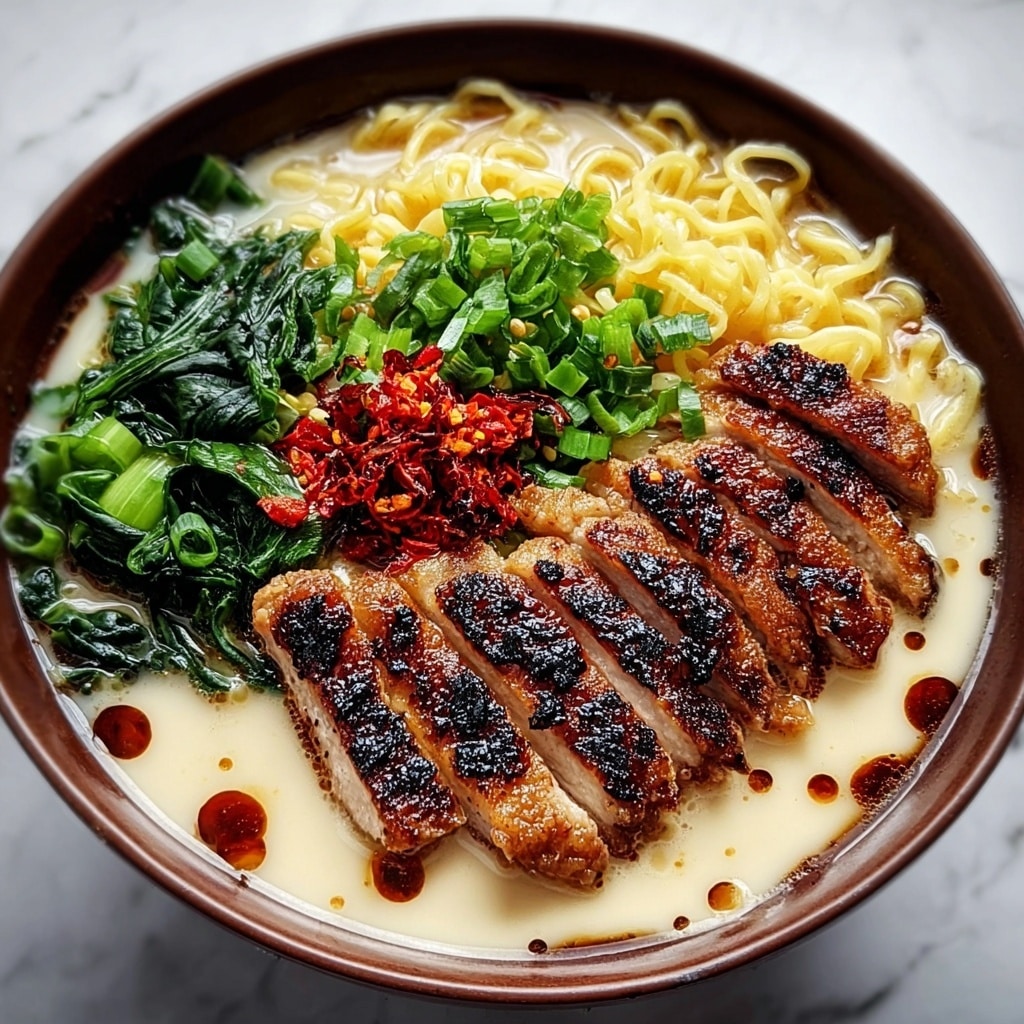 Fiery Chicken Ramen: The Ultimate Spicy Noodle Soup Recipe - Recipe Image