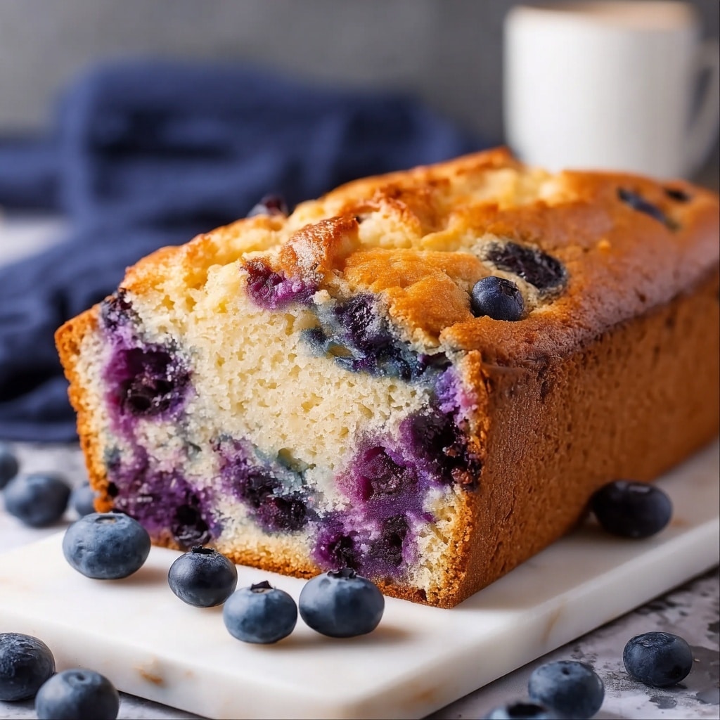 Blueberry Cream Cheese Bread Recipe - Recipe Image