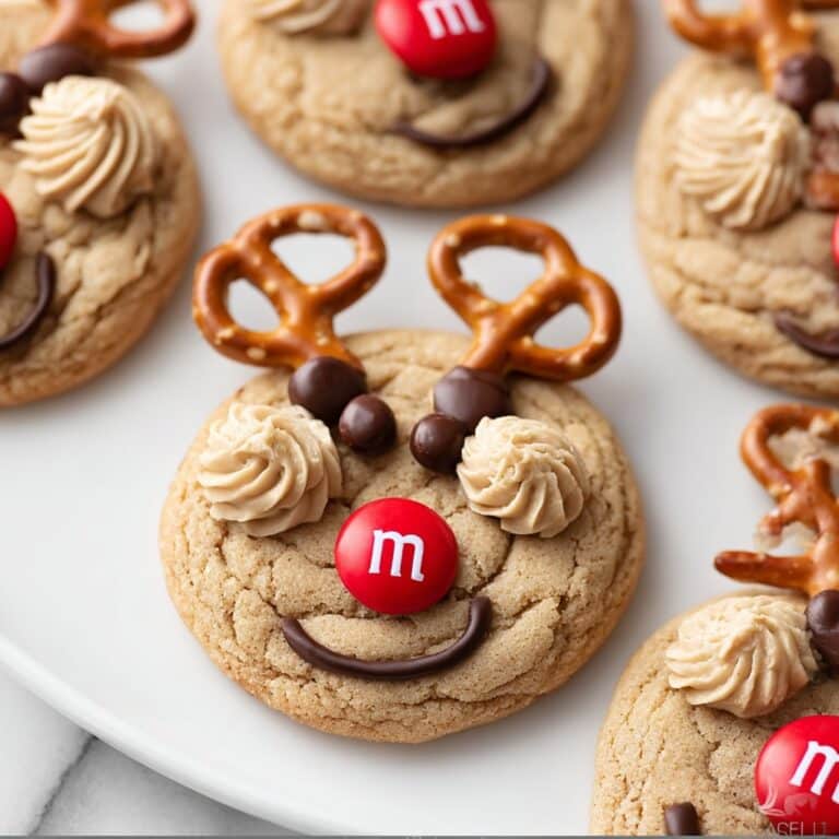 Rudolph Peanut Butter Cookies Recipe