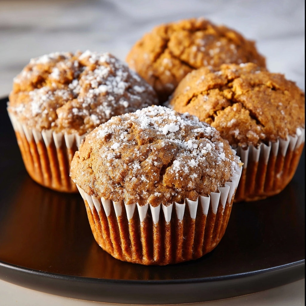 Pumpkin Oat Flour Muffins Recipe - Recipe Image