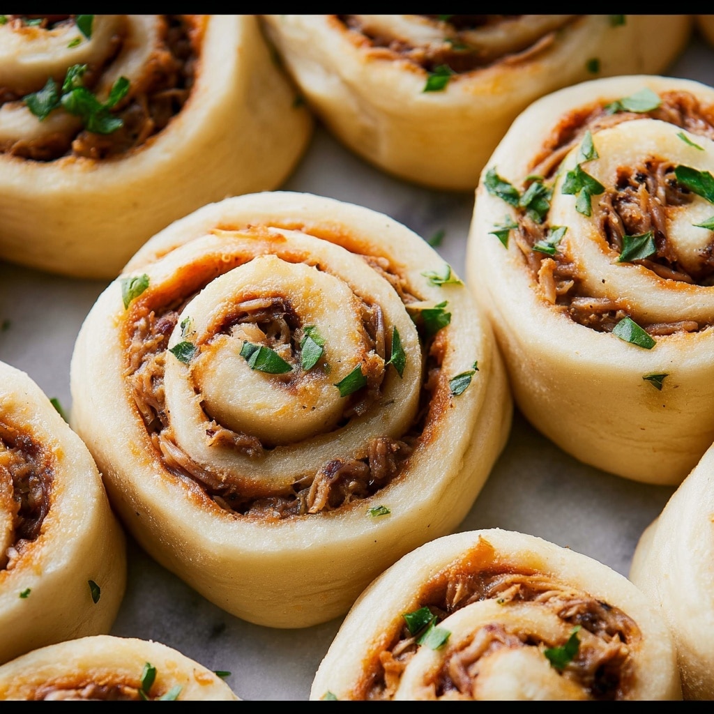 BBQ Chicken Rollups Recipe - Recipe Image