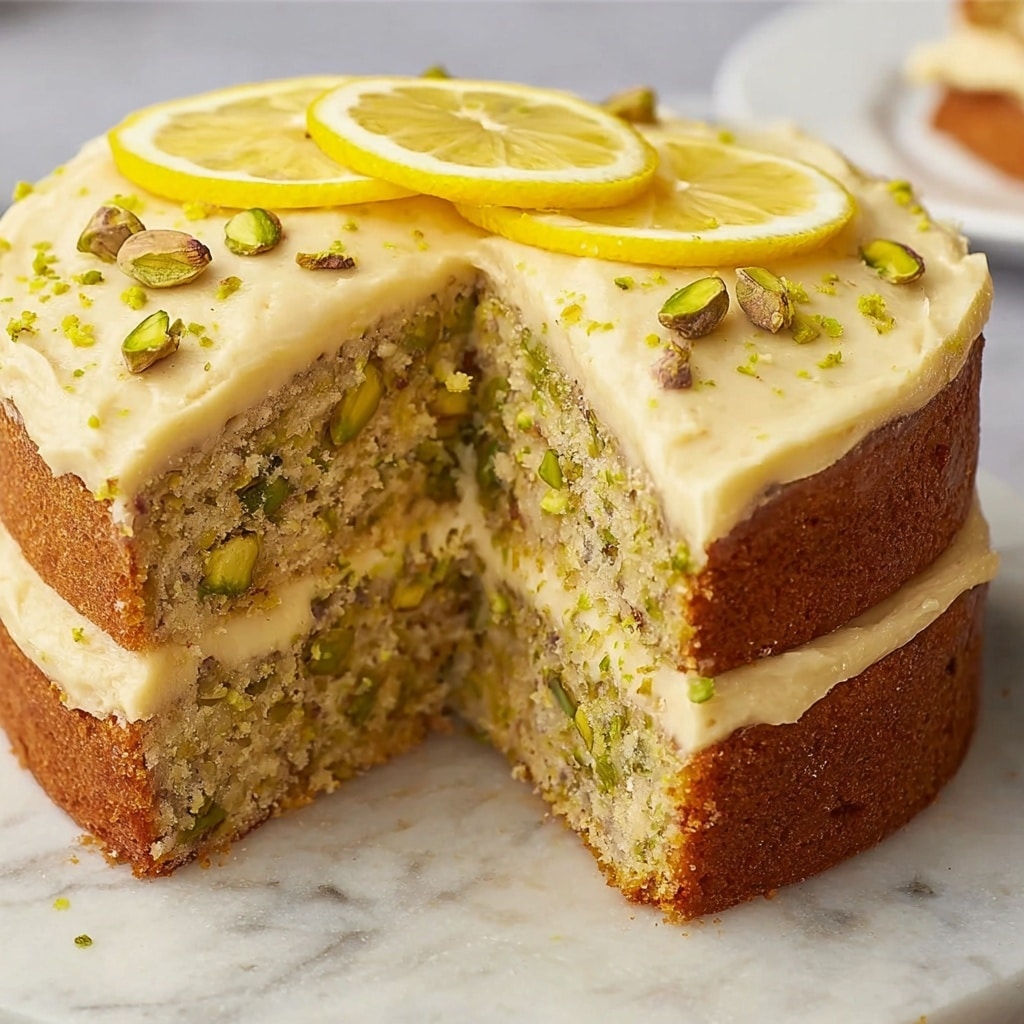 Zesty Lemon Pistachio Cake for Your Best Spring Celebrations Recipe - Recipe Image